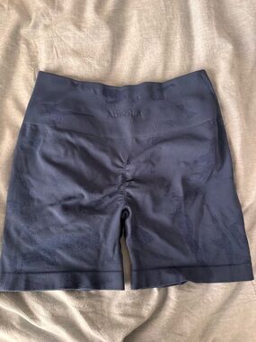 AUROLA Midnight camp Seamless scrunch Bike Shorts - High Waist Support